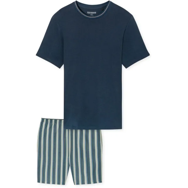 Schiesser Pyjama kort - Heren - Pyjamas admiraal