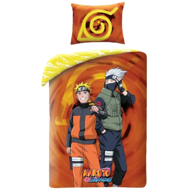Naruto Dekbedovertrek Katoen oranje