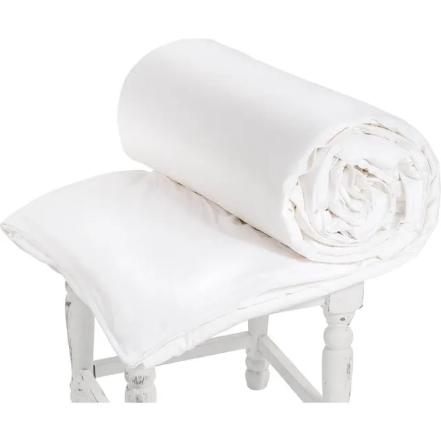 Emperior Silk Zijden dekbed Belcanto (300g/m2) - katoenen tijk - 140x200cm - Silk Heaven - 140x200cm Wit