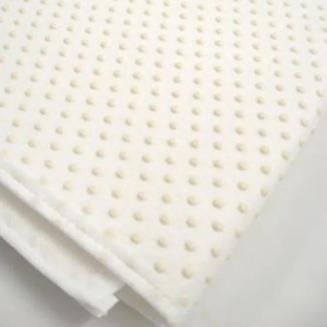 Welterusten Matras onderlegger - antislip - vilt met noppen - 180 x 200 wit