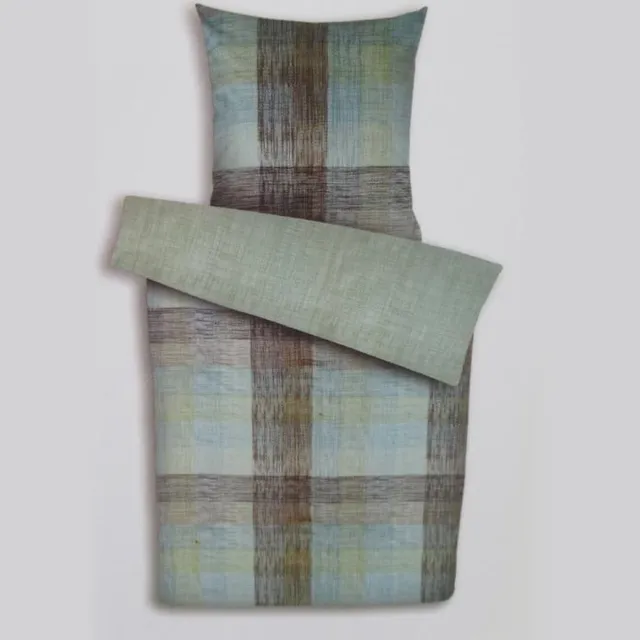 Mexx Prime Time Dekbedovertrek - Litsjumeaux - 240x200/220 cm - Green Groen
