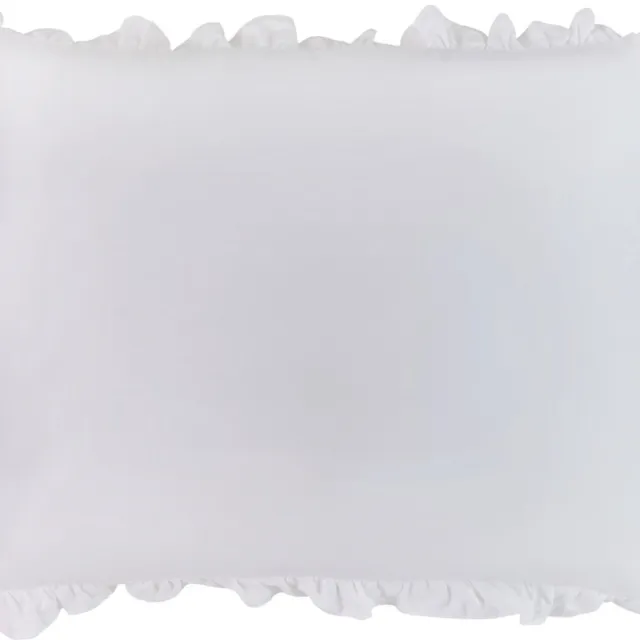 Livello Kussensloop Ruche White 60x70
