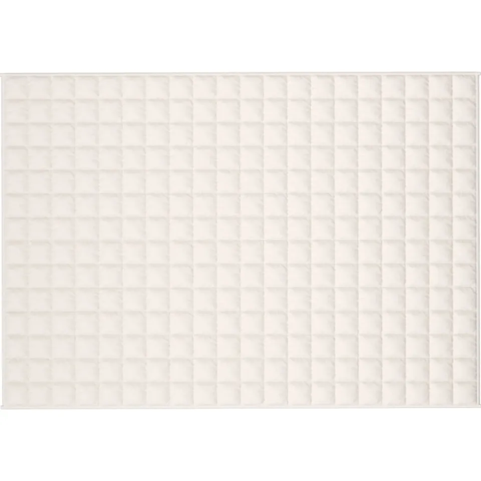 vidaXL Verzwaringsdeken 140x200 cm 10 kg stof lichtcrèmekleurig