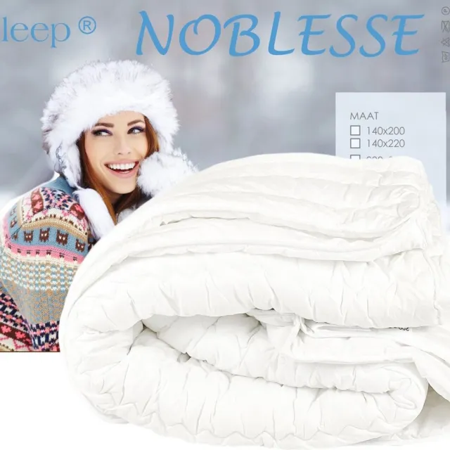 iSleep Noblesse Dekbed - 4-Seizoenen - Eenpersoons - 140x220 cm - Wit