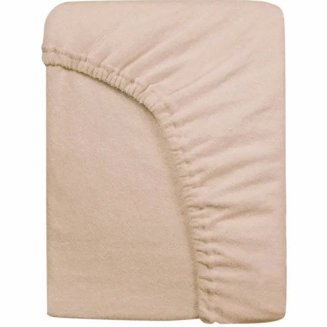 Darymex Frotte hoeslaken met elastiek 60x120 cm - Beige