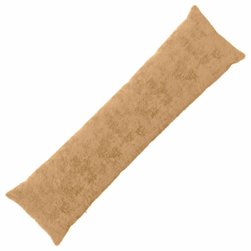 vidaXL Kussensloop HEERLEN Taupe 40 x 145 cm Nep Konijnenbont, foto 3