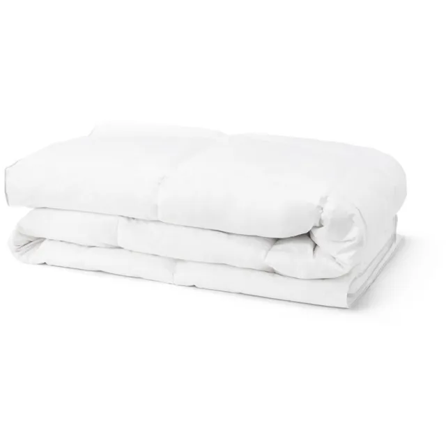 Home & Comfort Luxueus eendendonzen dekbed voor het hele jaar - 140x220 cm Wit