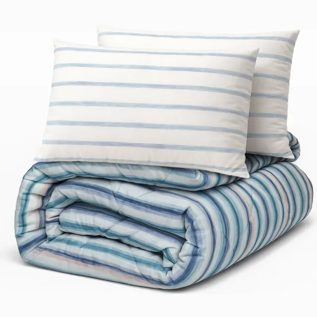 decoware Dekbed zonder Overtrek 140x200 cm - Horizon - Hoesloos Dekbed Wasbaar - Incl. Kussensloop - All Season - Eenpersoons