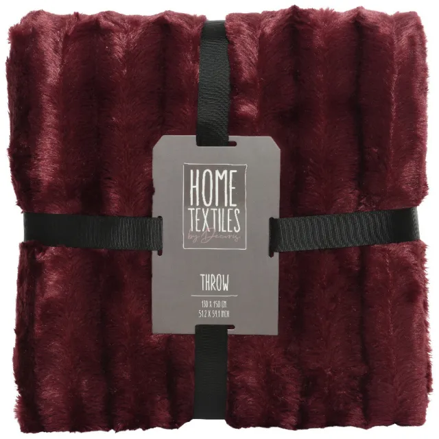 Decoris MANILLE plaid Roze