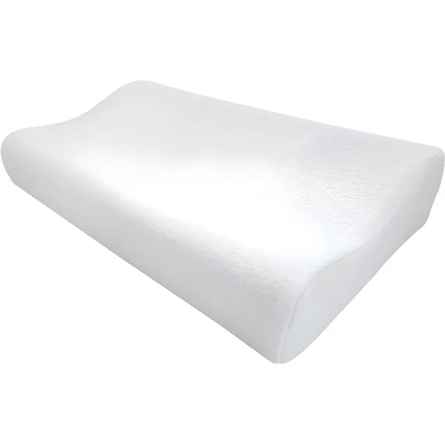 Vente-unique Ergonomisch hoofdkussen met vormgeheugen 50 x 30 cm SLEEPY van YSMÉE - Wit