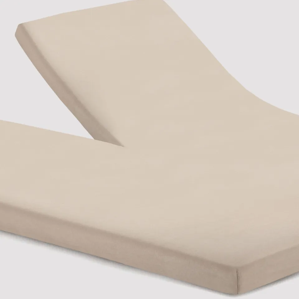 NOUS Living katoenen splittopper hoeslaken beige