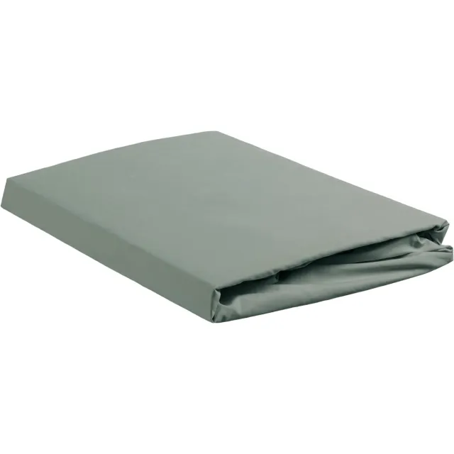 Ambiante Katoen - Topper Hoeslaken - 140x220 - Groen
