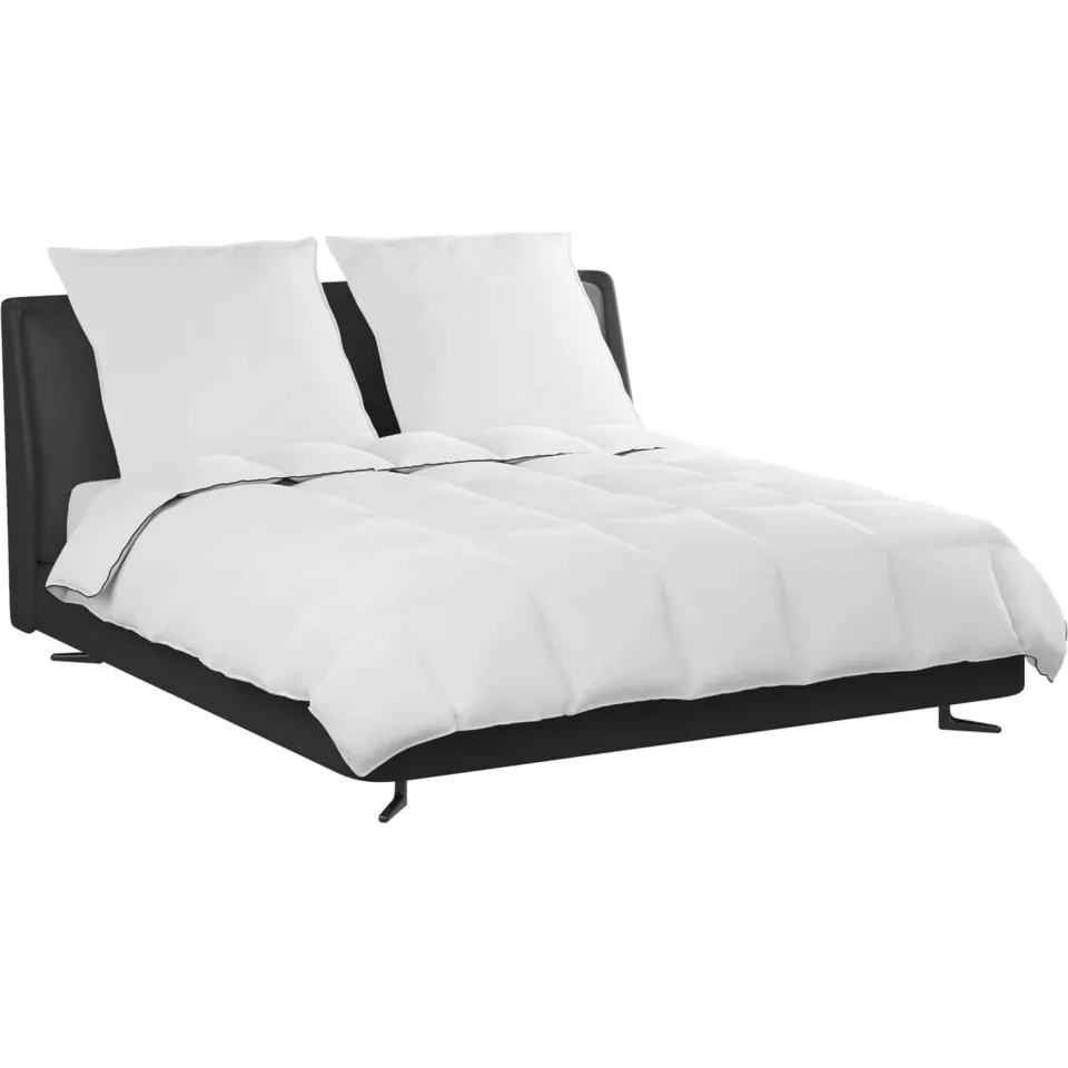 vidaXL Winter Dekbed met kussen 3 st Wit Donsveertjes, foto 3