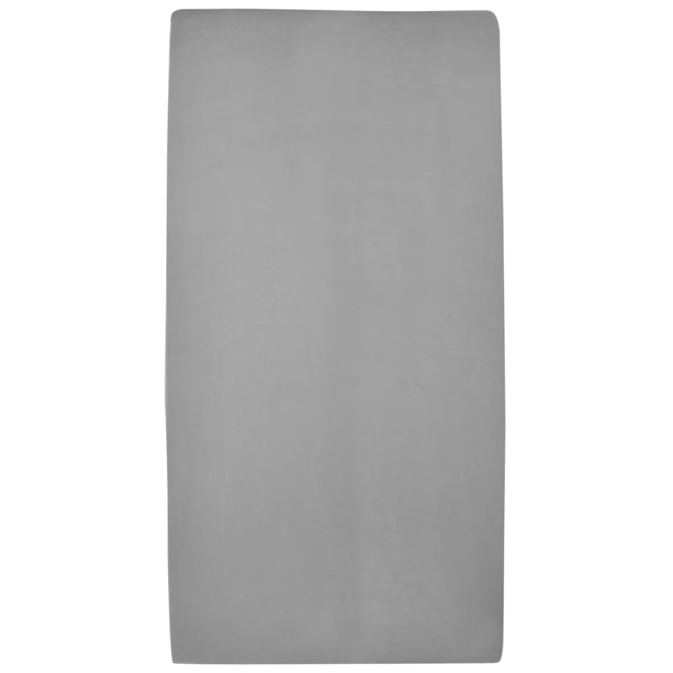 Meyco jersey baby hoeslaken ledikant 60x120 cm grijs, foto 2
