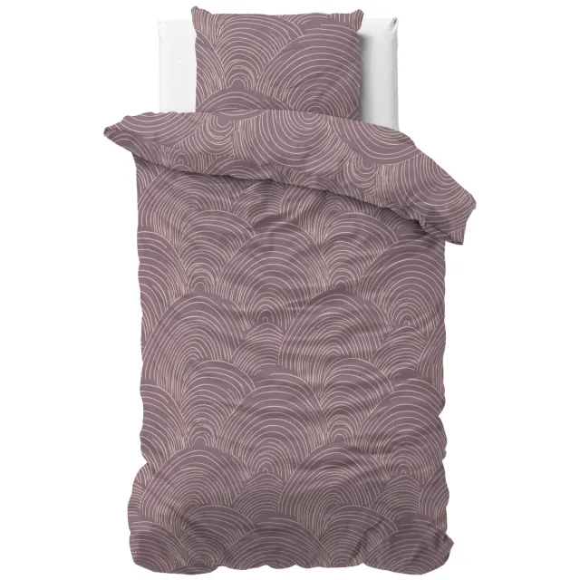 Sleeptime dekbedovertrek 1-persoons paars