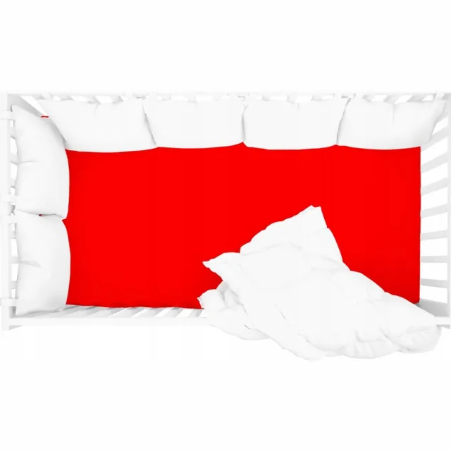 Koney Jersey Hoeslaken Kinderbed 60x120 cm met Elastiek - Rood