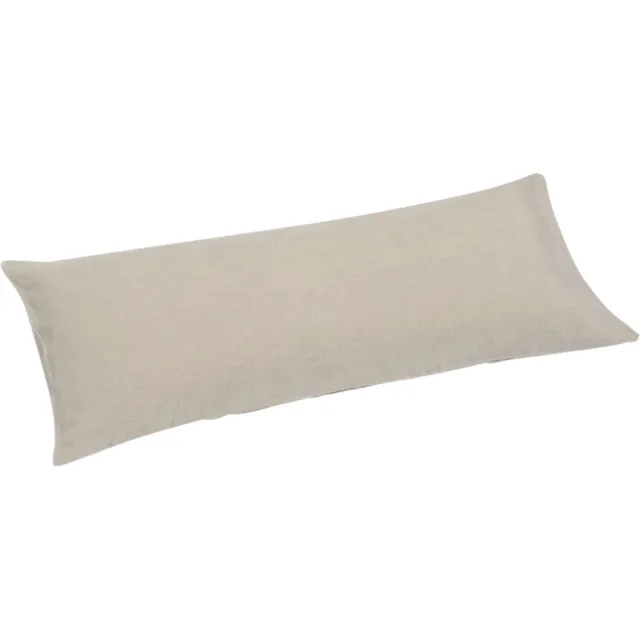 Yumeko kussensloop gewassen linnen natuurlijk 40x80 - Biologisch & ecologisch - 1 stuk Natural