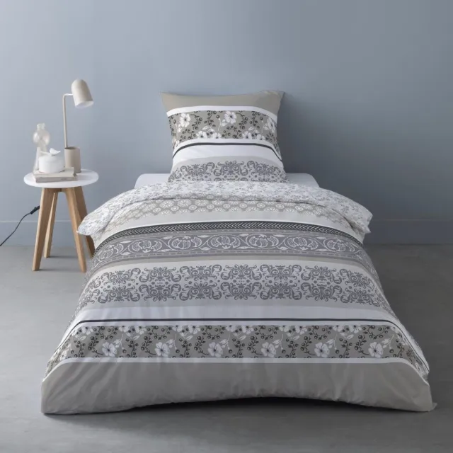 Better Nights 1- persoons Luxe Katoen Flanel dekbedovertrek Dana - 140x200 wit