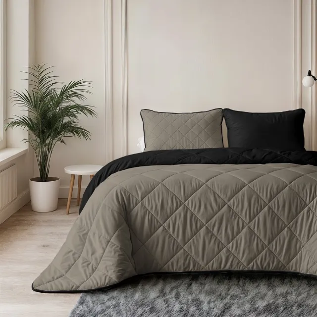 Valking All-in One Lazy Uni Dekbed Groen/Zwart - Dekbed met kussenslopen 140 x 200 cm + 1 kussensloop