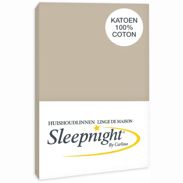 Sleepnight Lakenset Katoen Café - 2 kussenslopen - [Beige]