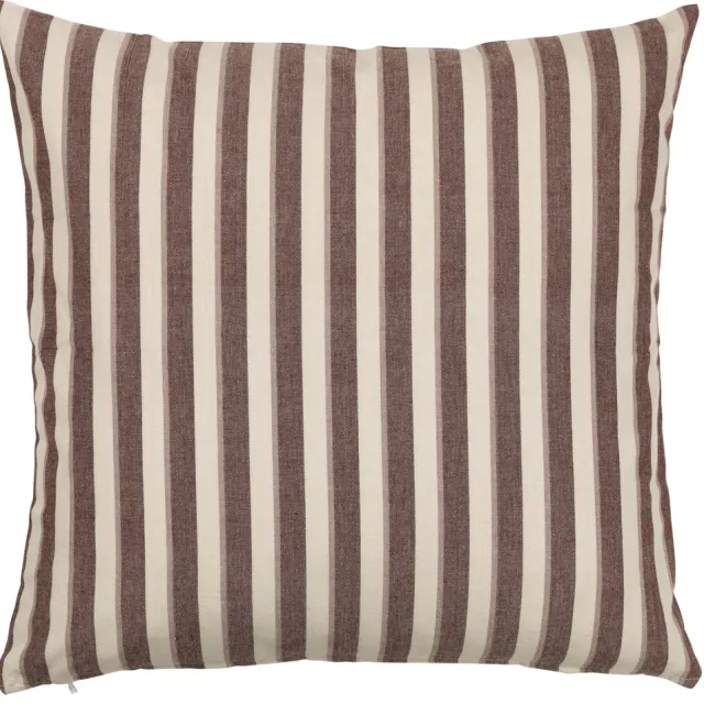 Broste Copenhagen Cleo kussenhoes bruin Bordeau