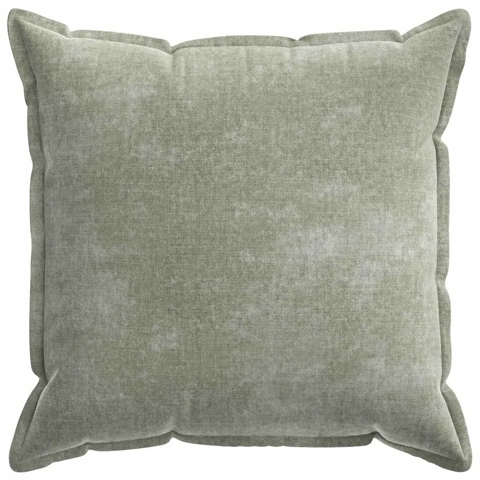 vidaXL Kussensloop 6 st HOUTEN Groen 80 x 80 cm Chenille Stof