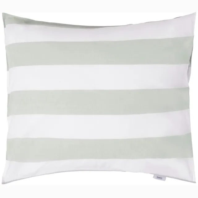 Livello Linolux Kussensloop Beach Stripe Mineral Green 60x70