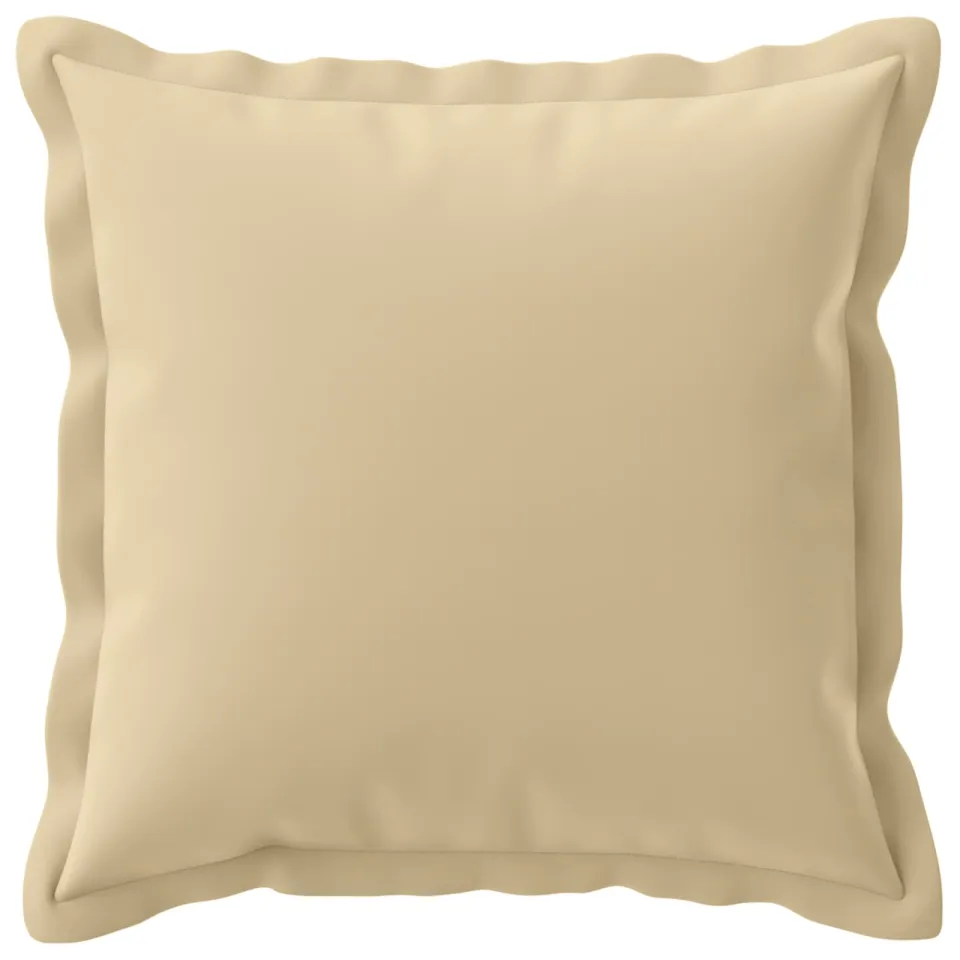 vidaXL Kussensloop 12 st HOUTEN Beige 45 x 45 cm Polyester