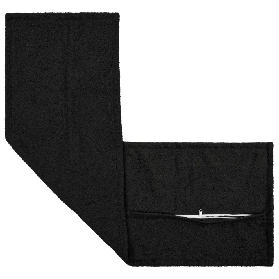vidaXL Kussensloop HOUTEN Zwart 40 x 145 cm Bouclé, foto 4