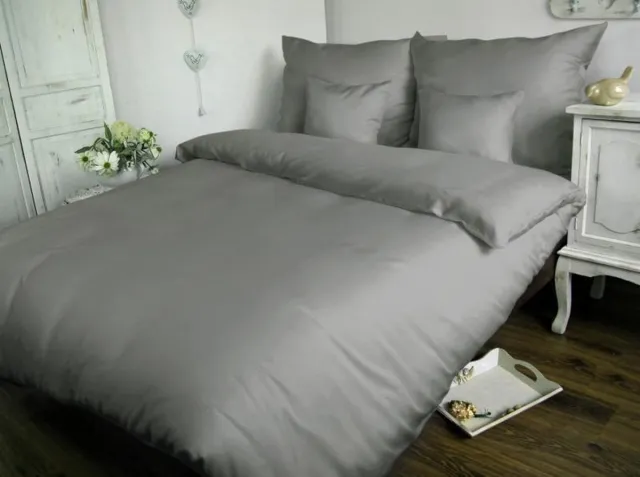 Darymex Carmen cotton Beddengoed + 2 kussenslopen 160x200 cm Grijs