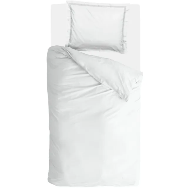 Walra Dekbedovertrek Classic Elegance - 140x220 - 100% Katoen (BCI) - Wit