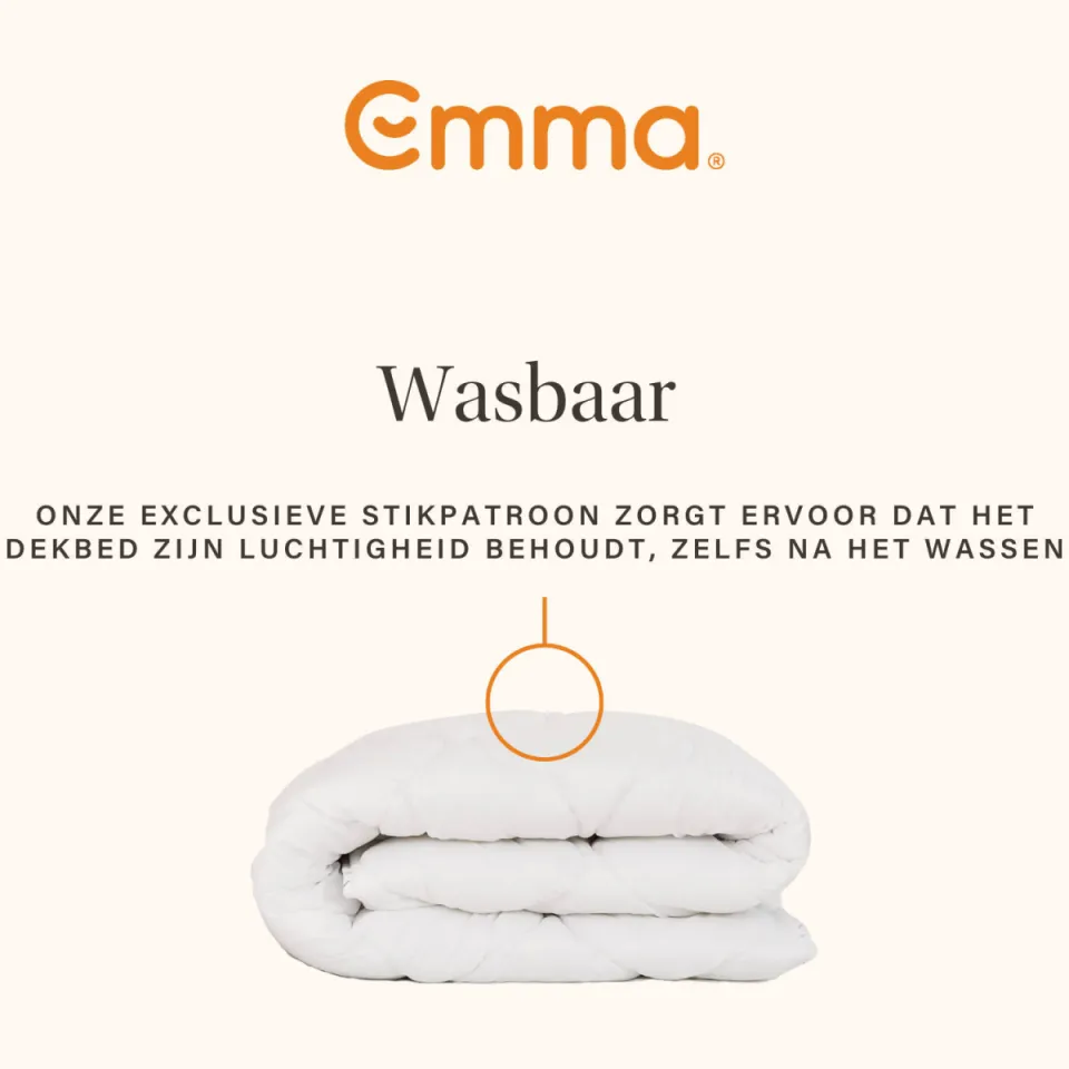 Emma enkel zomderdekbed wit, foto 5