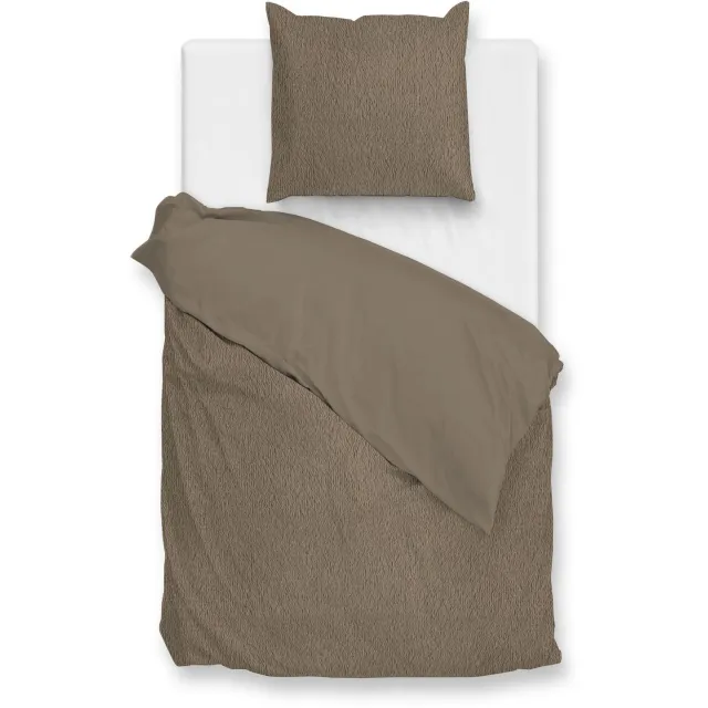 Zohome Teddy Fleece Dekbedovertrek Pile di Sherpa – Dekbedovertrek - Real Taupe, foto 2