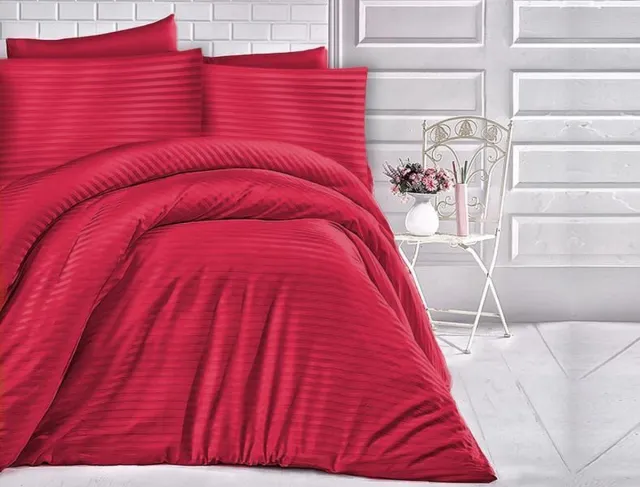 Darymex Luxury cotton Beddengoed + 2 kussenslopen 160x200 cm Rood