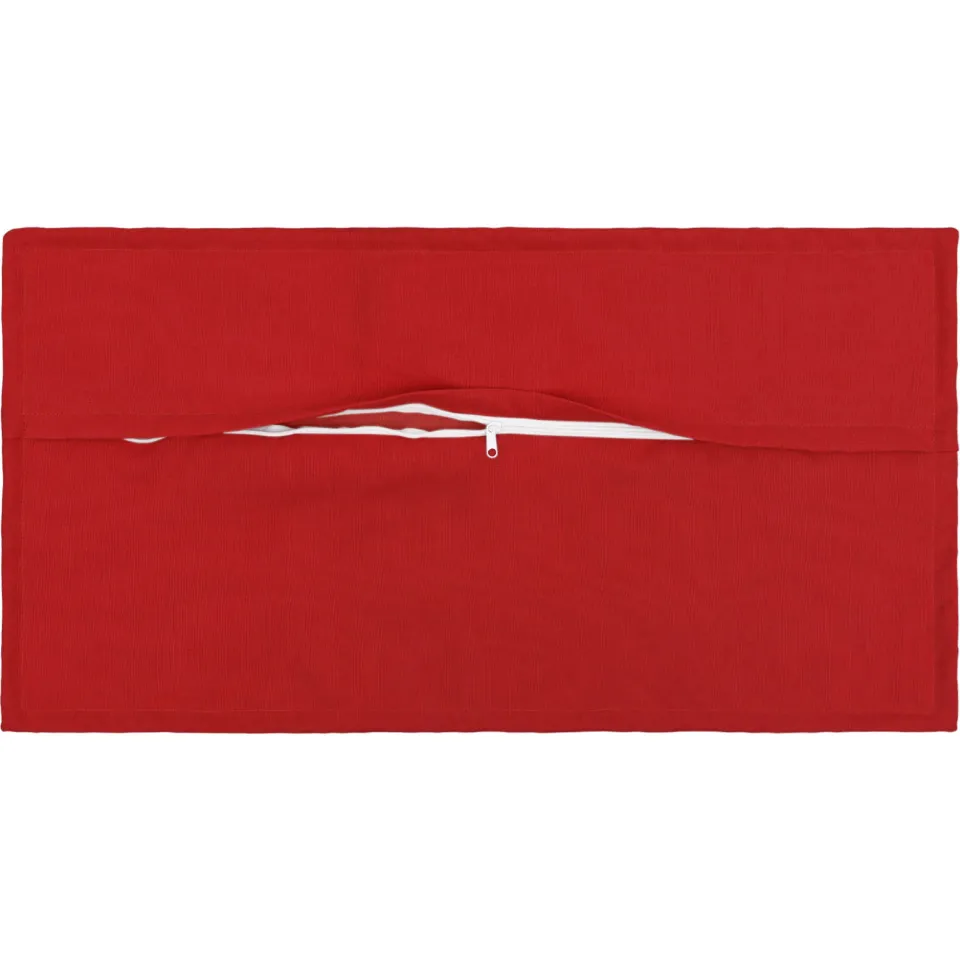 vidaXL Kussensloop 6 st HOUTEN Rood 40 x 70 cm Faux Linnen, foto 4