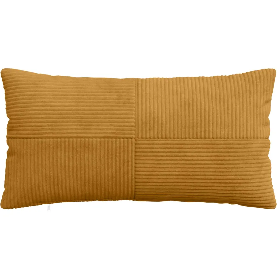 vidaXL Kussensloop 12 st ALMELO Geel 40 x 80 cm corduroy, foto 3
