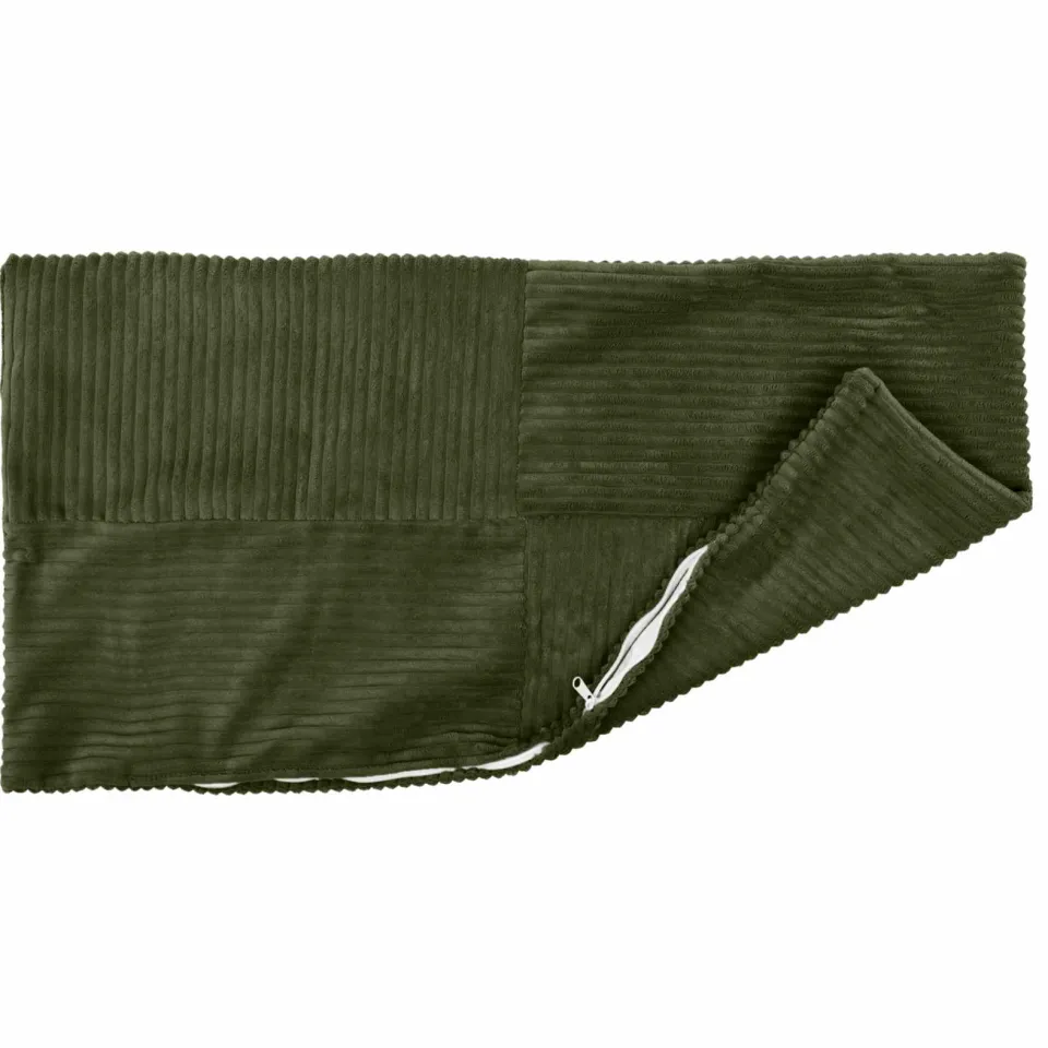 vidaXL Kussensloop 12 st ALMELO Groen 40 x 80 cm corduroy, foto 4
