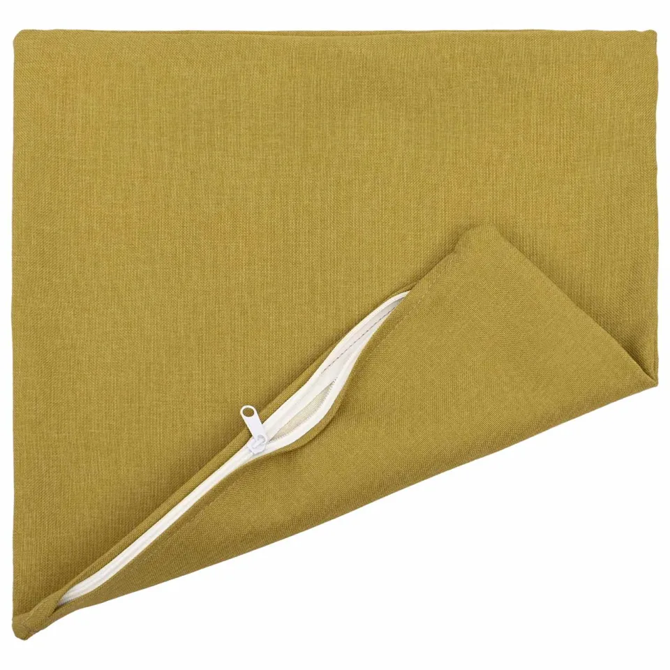 vidaXL Kussensloop 12 st HEERLEN Lichtgroen 45 x 45 cm Stof groen, foto 4