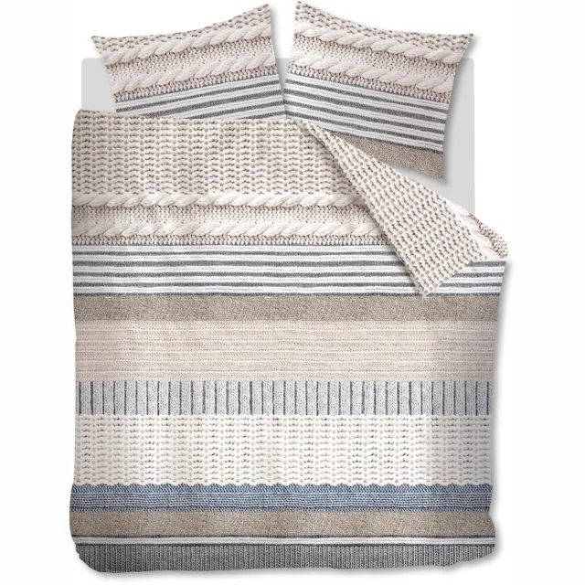 Ariadne at Home Hug katoenen dekbedovertrek beige Wit