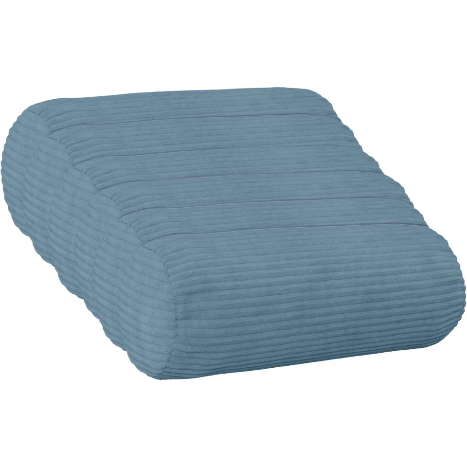 vidaXL Kussensloop 6 st HEERLEN Blauw Dia. 15 x 40 cm corduroy, foto 3