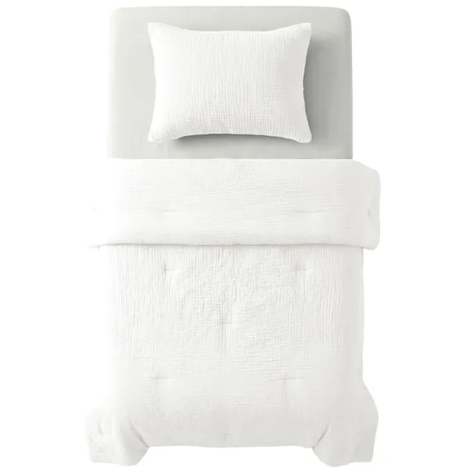 Zensation Lazy all-in-one dekbed Mousseline - crème-wit