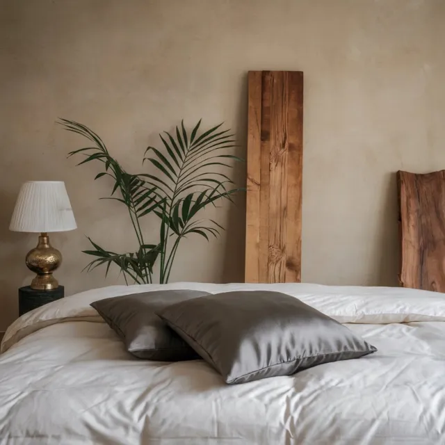 Silk Heaven 2x Zijden Kussensloop 50x60cm Antraciet Hotelsluiting 19 Momme - Kussensloop set - Luxe Silk Kussensloop 100% moerbei zijde - Zijde kussensloop - Silk Heaven - 50x60cm / Hotelsluiting