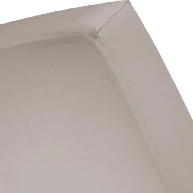 Cinderella Weekend Hoeslaken - Geschikt voor Boxspring - Katoen - 180x210 cm - tot 35 cm matrashoogte - Taupe
