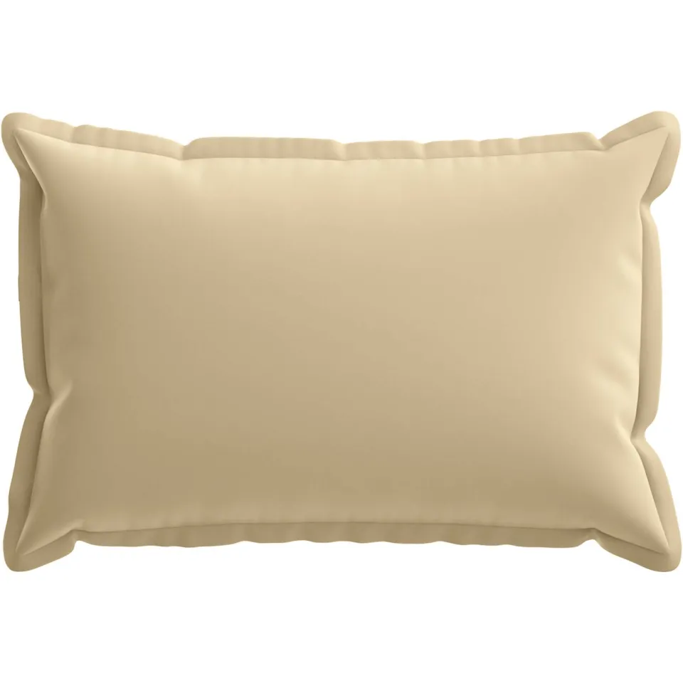 vidaXL Kussensloop 6 st HOUTEN Beige 50 x 75 cm Polyester