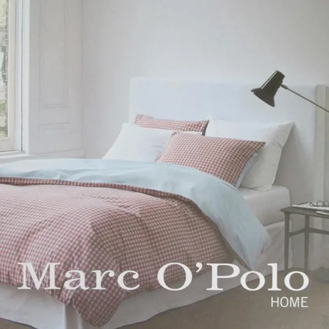 Marc O'Polo Dorien Dekbedovertrek - 150x210 + 50x60 cm - Red rood
