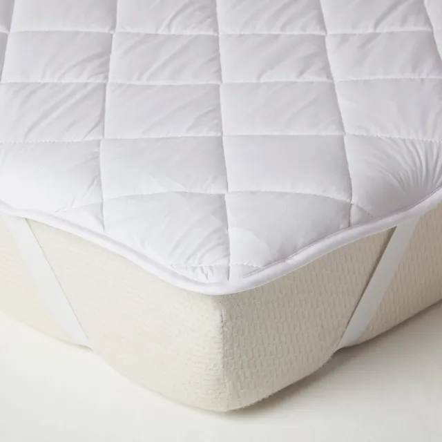 Homescapes Matrastopper 135x190 cm – Koelende matraspad Wit