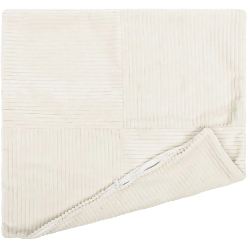 vidaXL Kussensloop 12 st ALMELO Crèmekleurig 50 x 50 cm corduroy, foto 4