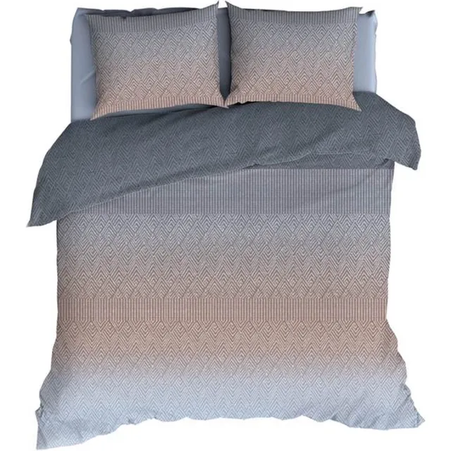 Romanette Grossarl Dekbedovertrek - Extra breed - Dovegrey
