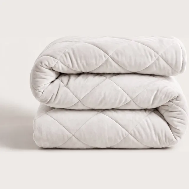 Y-not® Y-NOT - Velvet Dekbed Zonder Overtrek 240x200 - Zomerdekbed - Zacht & Wasbaar - Pearl White Offwhite