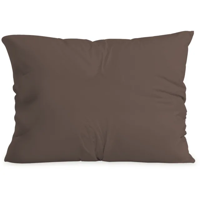 Zelesta Comfort Duo Kussensloop - Chocolade bruin - 60x70cm - Set van 2 kussenslopen
